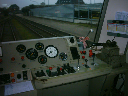 Steuerwagen von Innen